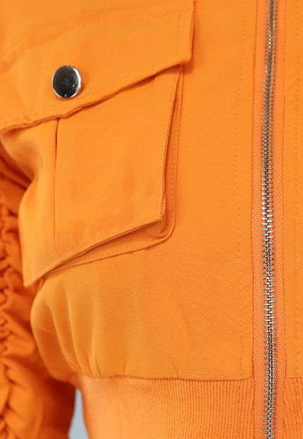 ORANJE-F 2-Delige Oranje Set met Cargo Zakken