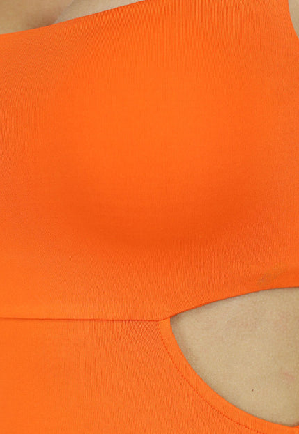 ORANJE-F Effen Oranje Cut Out Body