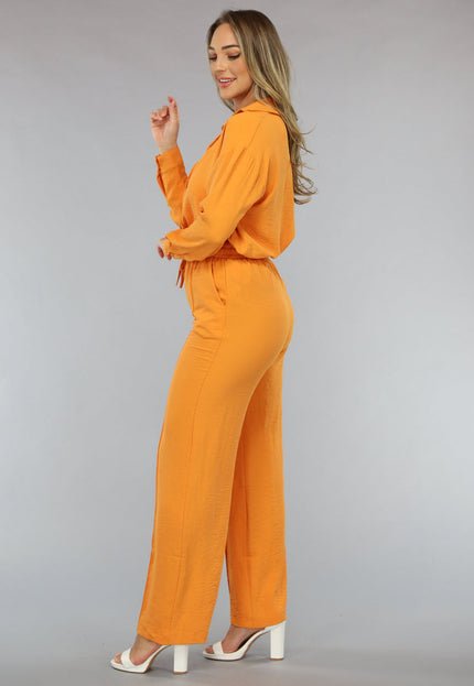 OP=OP.47.R Matchende Set met Blouse in Oranje
