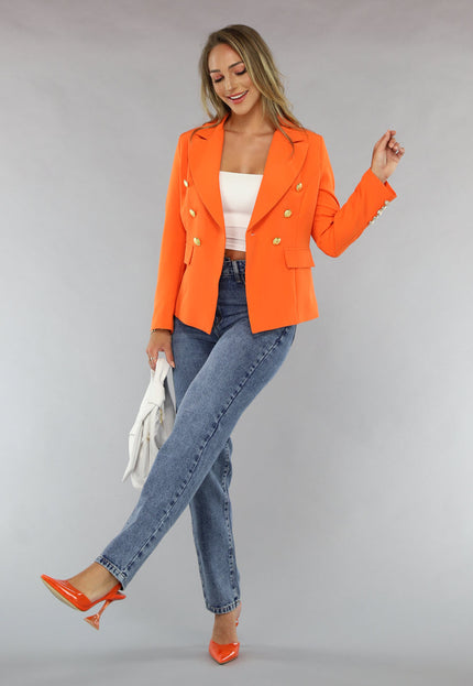 ORANJE-F Oranje Button Blazer