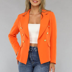 ORANJE-F Oranje Button Blazer