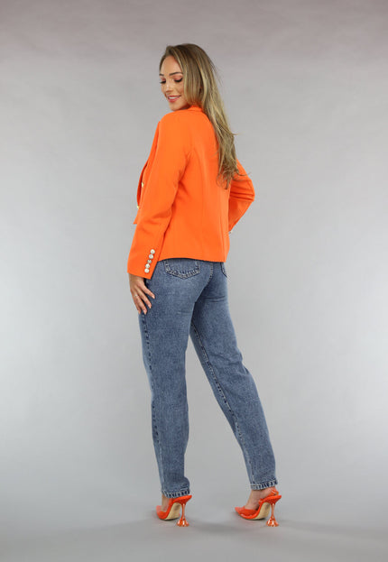 ORANJE-F Oranje Button Blazer