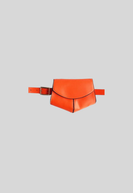 ORANJE-F Oranje Heup/Riemtasje met Drukknoopje