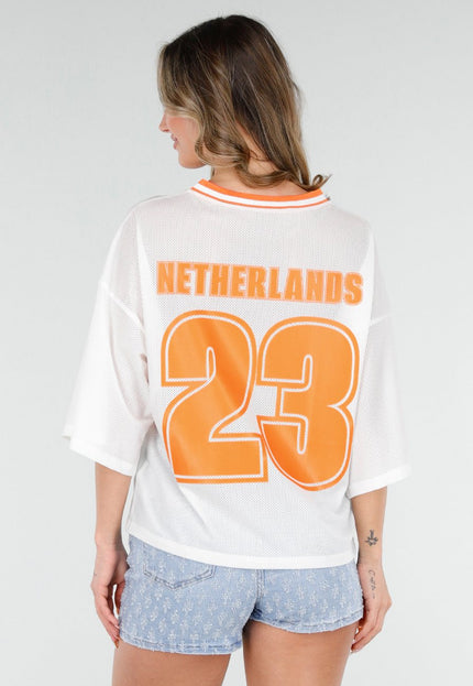 ORANJE-F Oranje Netherlands Jersey Top