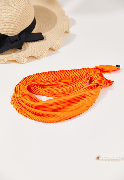 ORANJE-F Oranje Ribstof Sjaal met Babylock