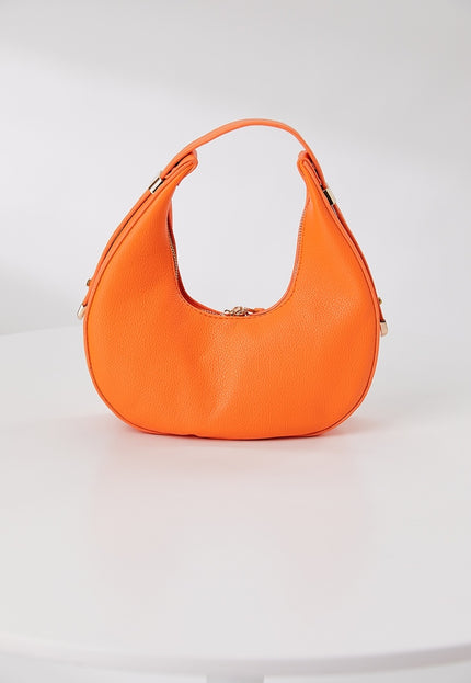 ORANJE-F Ronde Oranje Lederlook Tas