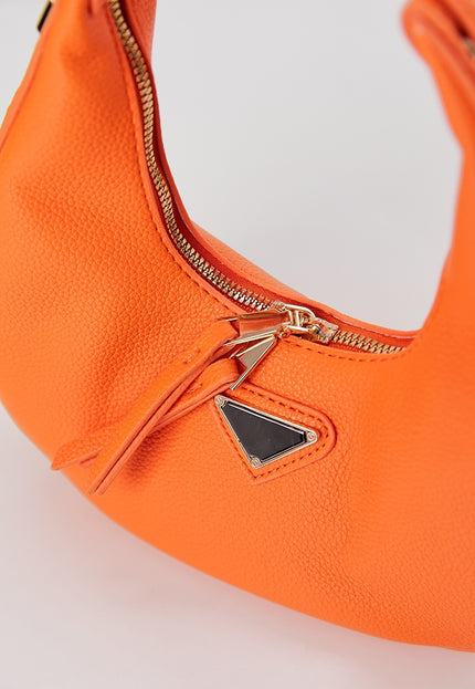 ORANJE-F Ronde Oranje Lederlook Tas