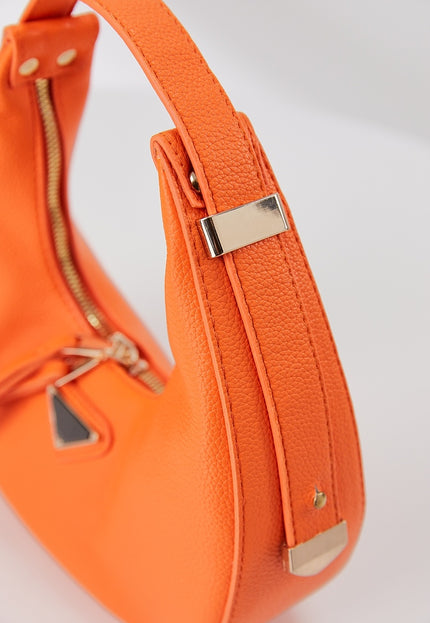 ORANJE-F Ronde Oranje Lederlook Tas