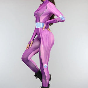 Paars Totally Spies Kostuum