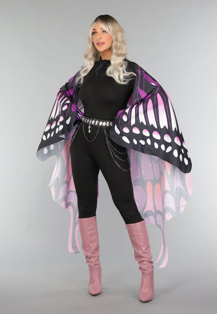 Paarse Butterfly Cape