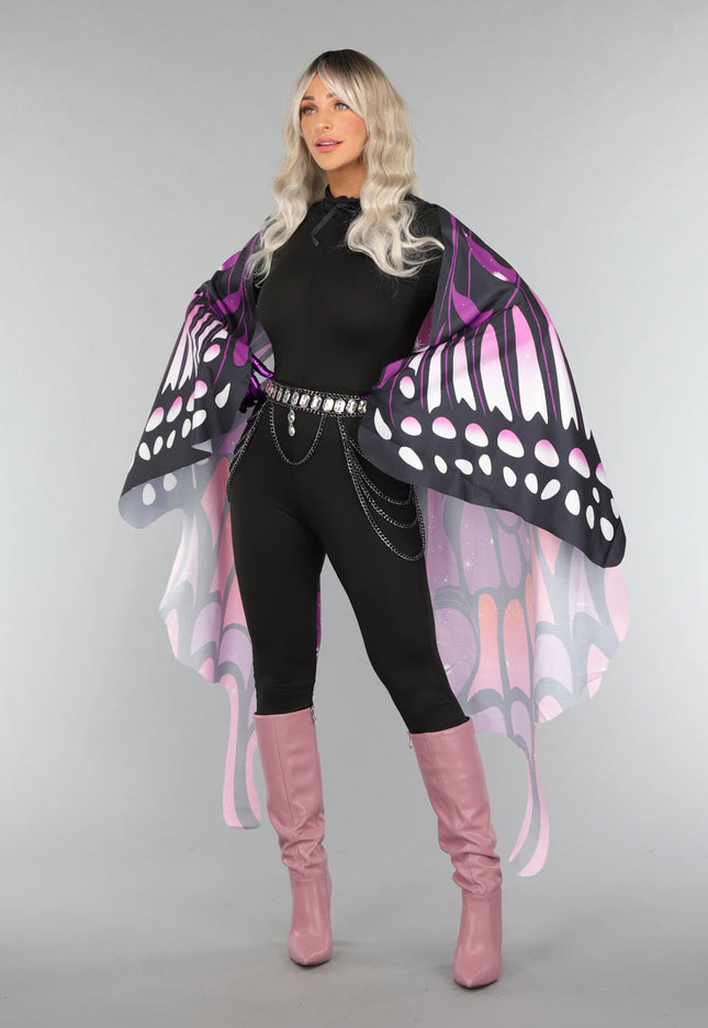Paarse Butterfly Cape