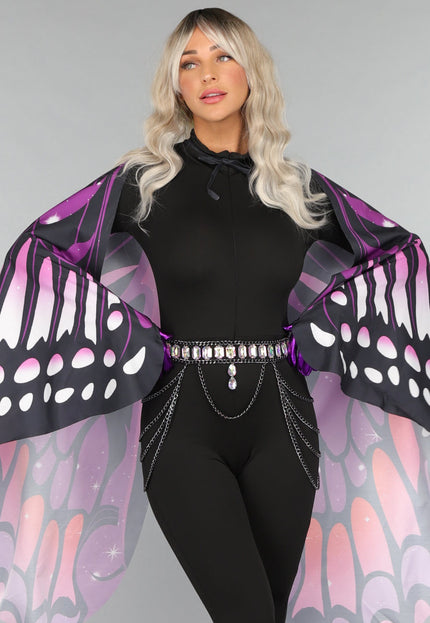 Paarse Butterfly Cape