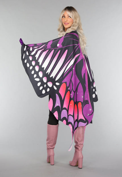 Paarse Butterfly Cape