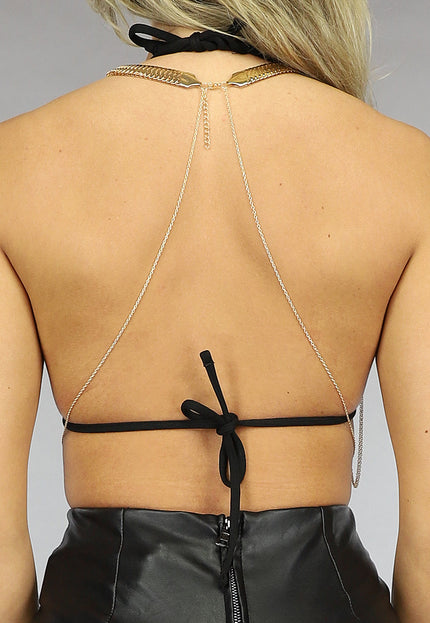 PU Goudkleurige Layered Ketting