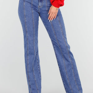 Redial Jeans Blauwe Jeans met Rechte Pijpen en Stretch