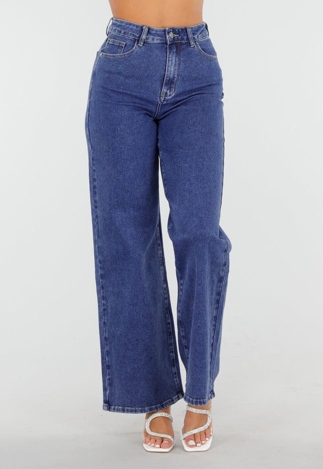 OP=OP.41.NL Blauwe Wide Leg Jeans