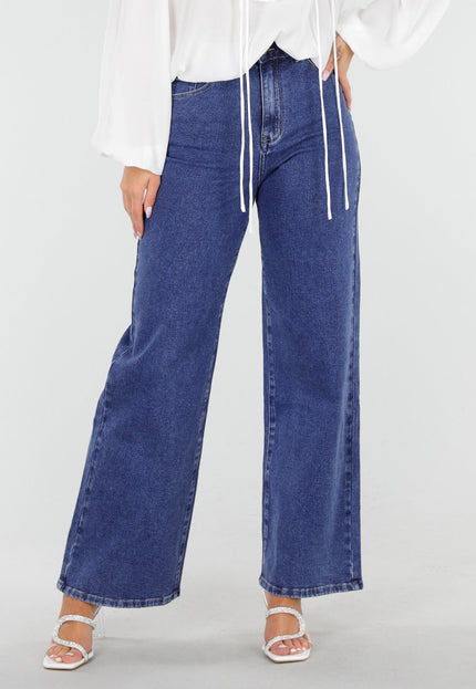 OP=OP.41.NL Blauwe Wide Leg Jeans