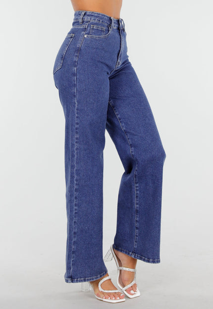 OP=OP.41.NL Blauwe Wide Leg Jeans