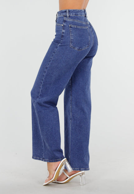 OP=OP.41.NL Blauwe Wide Leg Jeans