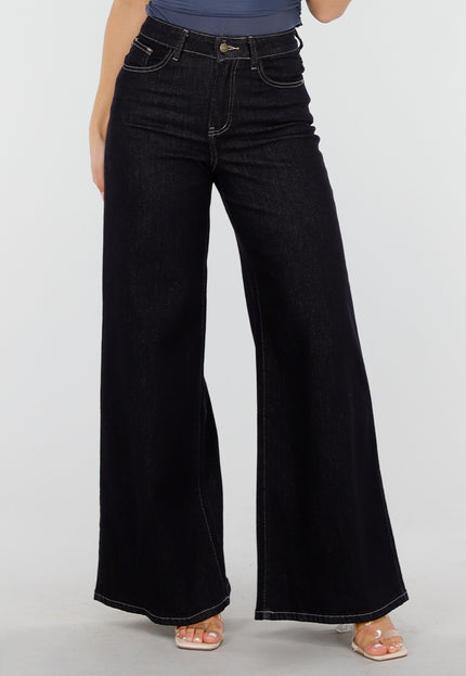 Redial Jeans Donkerblauwe Stretch Flared Jeans