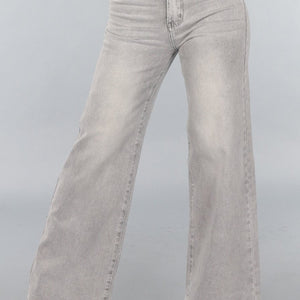 OP=OP.09.NL Grijze High Waist Wide Leg Jeans