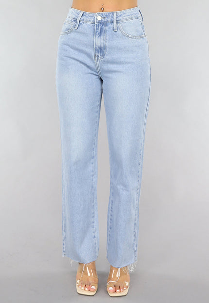 Redial Jeans Lichtblauwe Relaxed Fit Straight Leg Jeans