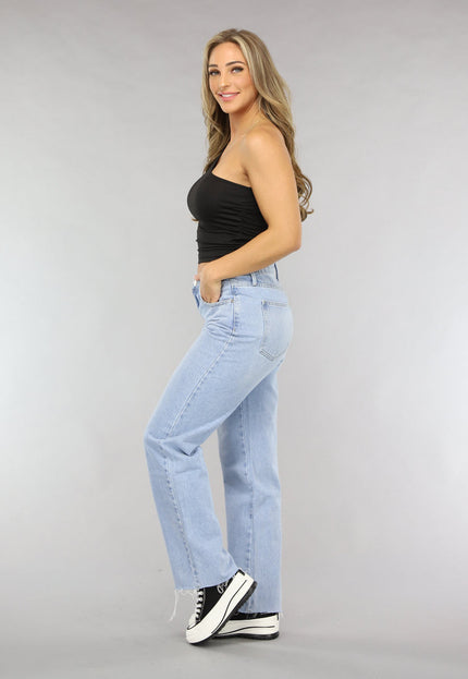 Redial Jeans Lichtblauwe Relaxed Fit Straight Leg Jeans