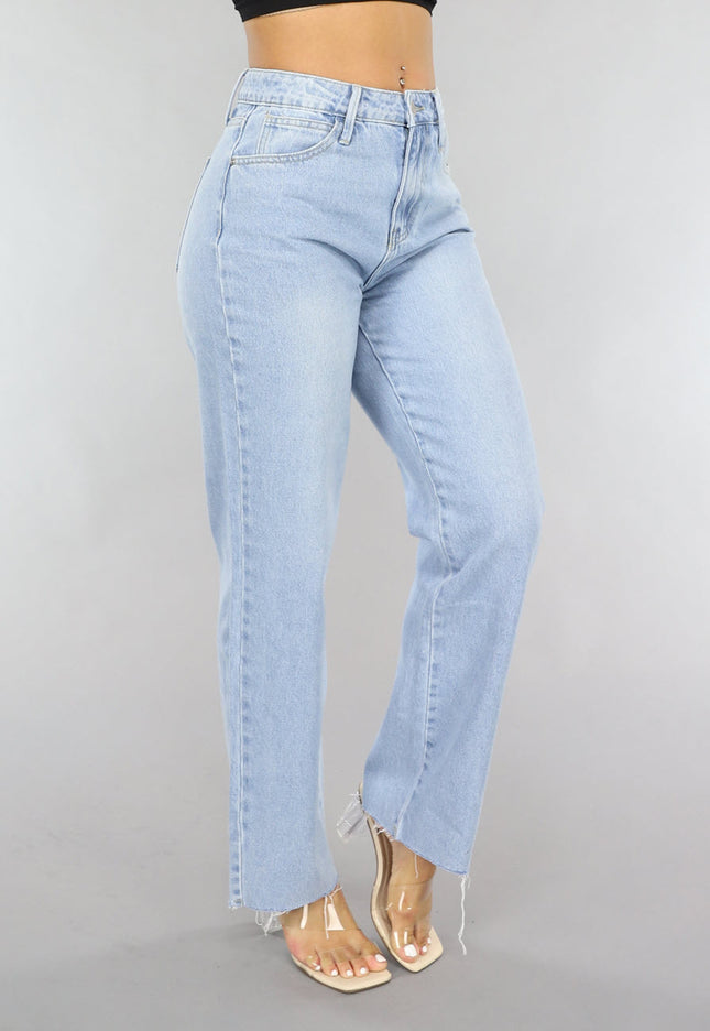 Redial Jeans Lichtblauwe Relaxed Fit Straight Leg Jeans