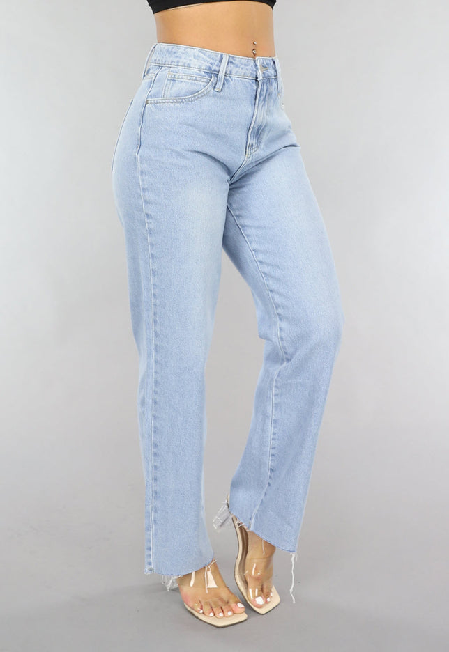 Redial Jeans Lichtblauwe Relaxed Fit Straight Leg Jeans
