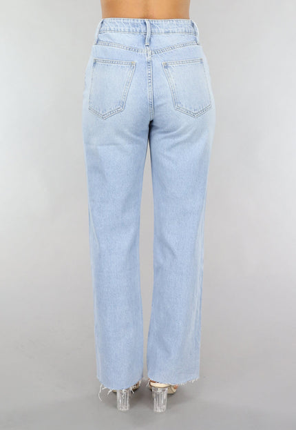Redial Jeans Lichtblauwe Relaxed Fit Straight Leg Jeans