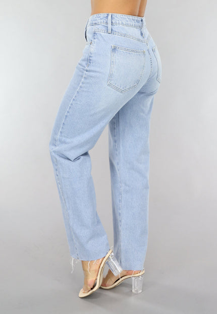 Redial Jeans Lichtblauwe Relaxed Fit Straight Leg Jeans