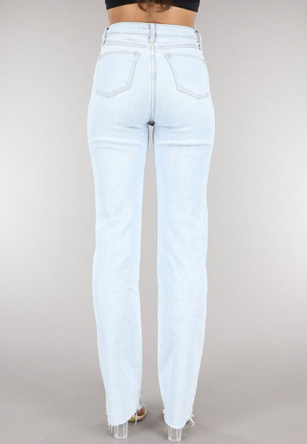 Redial Jeans Lichtblauwe Tall Jeans met Scheuren