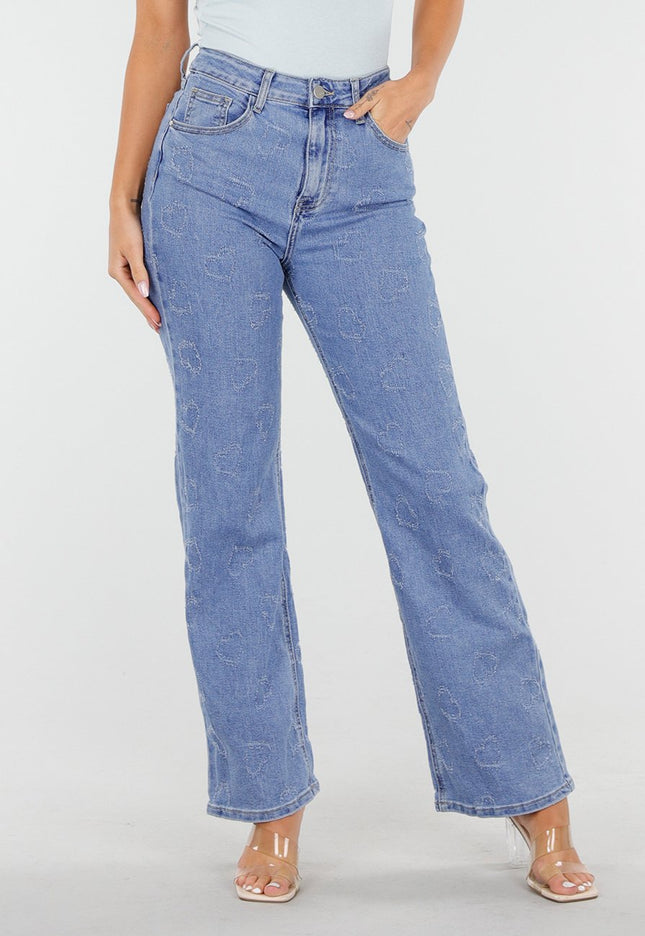 OP=OP.45.NL Stretch Jeans met Hartjes