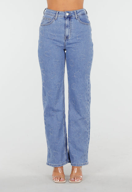 OP=OP.45.NL Stretch Jeans met Hartjes