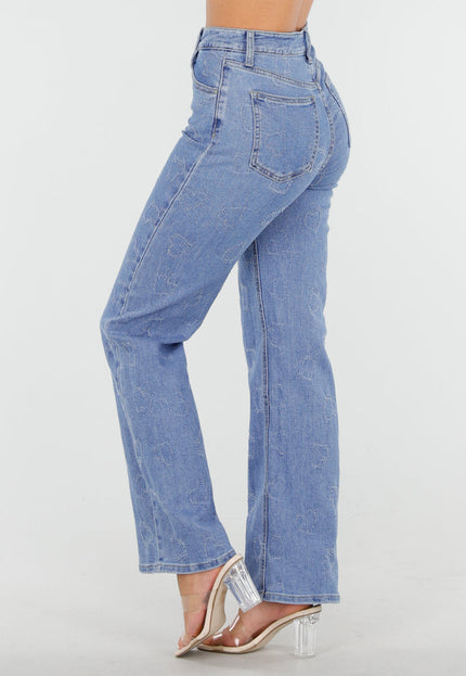 OP=OP.45.NL Stretch Jeans met Hartjes