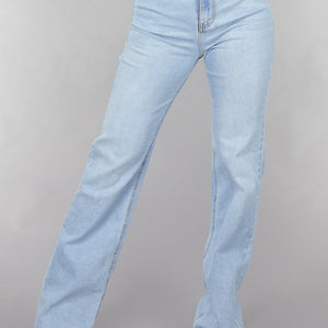 Redial Jeans Tall High Waist Lichtblauwe Wide Leg Jeans