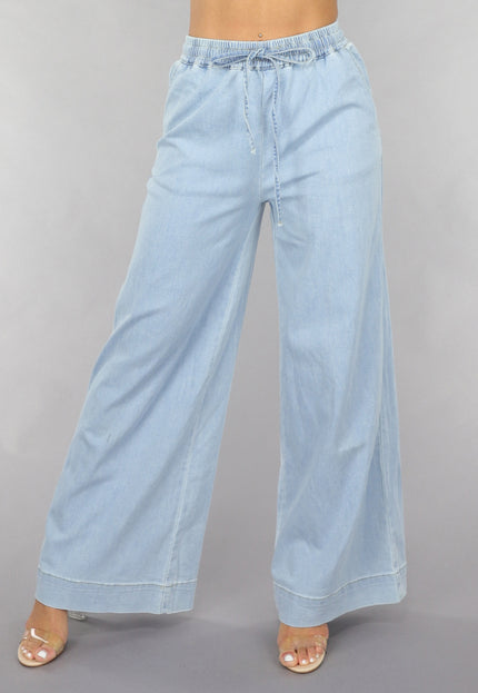 OP=OP.33.NL Wide Leg Jogger Jeans met Elastische Taille