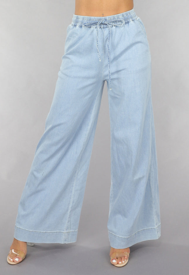 OP=OP.33.NL Wide Leg Jogger Jeans met Elastische Taille