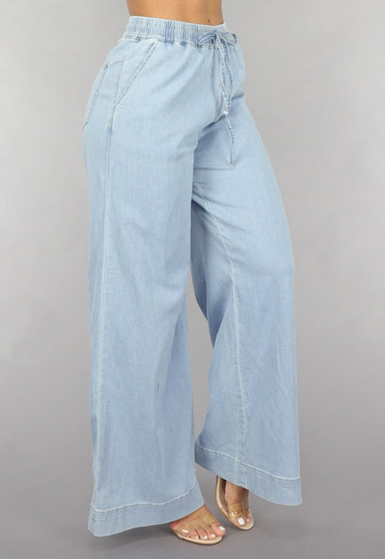 OP=OP.33.NL Wide Leg Jogger Jeans met Elastische Taille