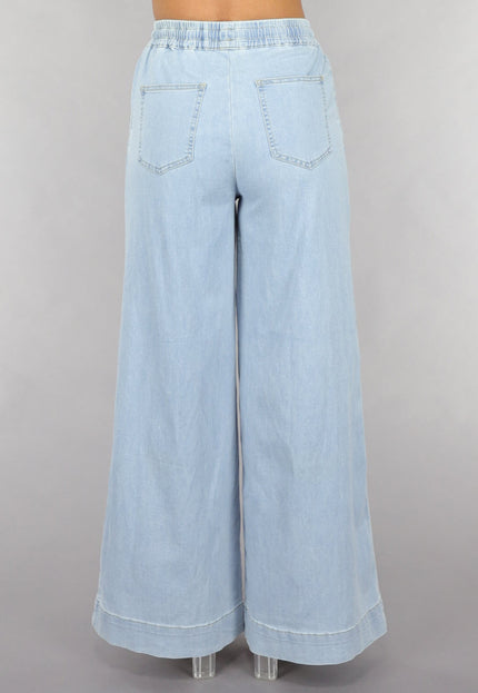 OP=OP.33.NL Wide Leg Jogger Jeans met Elastische Taille