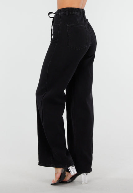 OP=OP.41.NL Zwarte Wide Leg Jeans