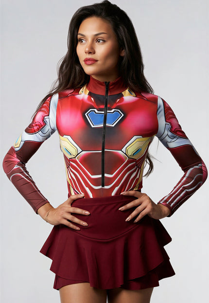 Rode Marvel Iron Man Bodysuit