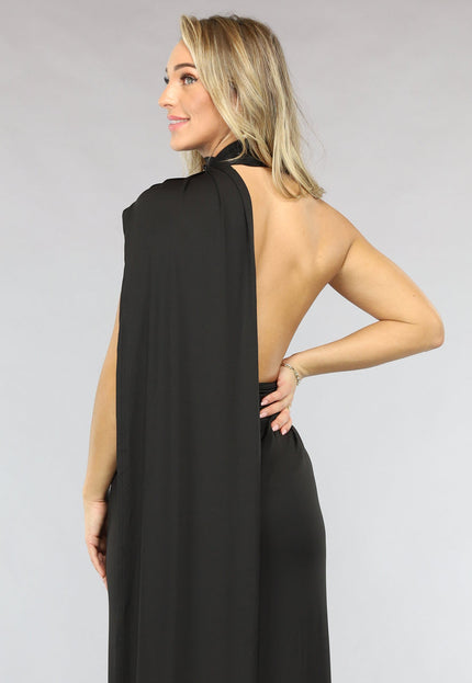 SALE30 Asymmetrische Cut Out Jurk met Gouden Ringen