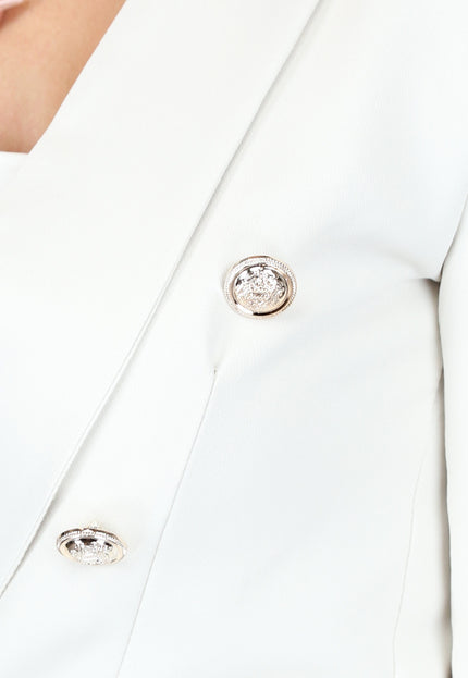 SALE30 Beige Getailleerde Blazer