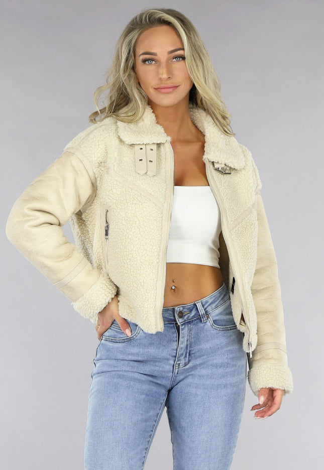 SALE30 Beige Lammy Coat