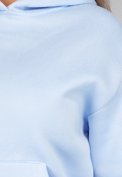 SALE30 Blauwe Fleece Lounge Set met Short