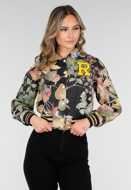 SALE30 Bloemenprint Cropped Jasje