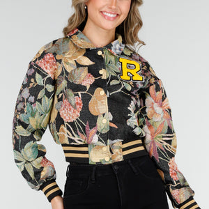 SALE30 Bloemenprint Cropped Jasje