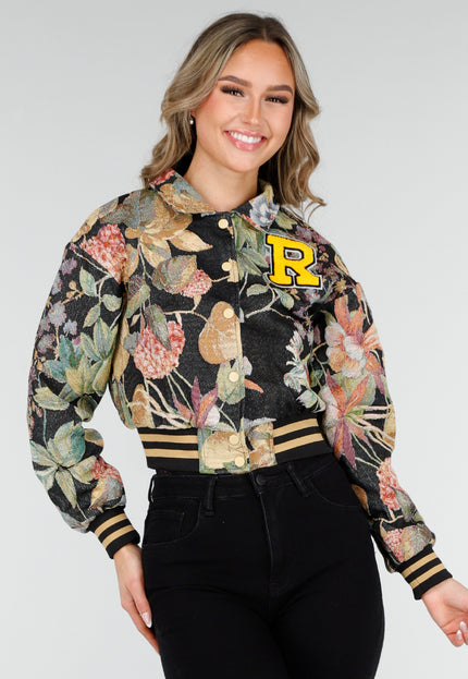 SALE30 Bloemenprint Cropped Jasje