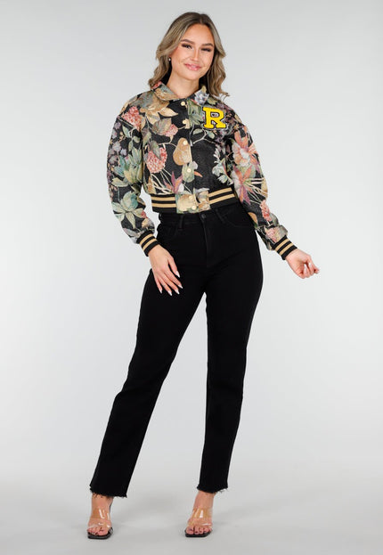 SALE30 Bloemenprint Cropped Jasje